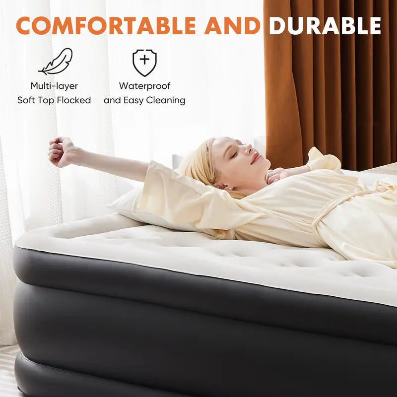 Inflatable Mattress Airbed with Built-in