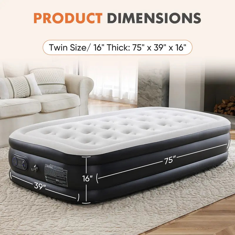 Inflatable Mattress Airbed with Built-in