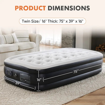 Inflatable Mattress Airbed with Built-in